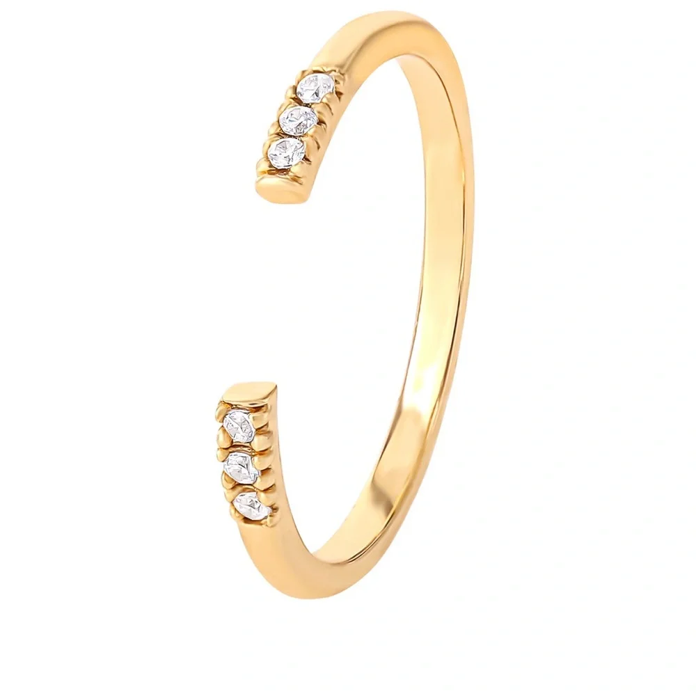 Jessica Simpson 14 Karat Gold Plated Rings - Picture 3 of 3